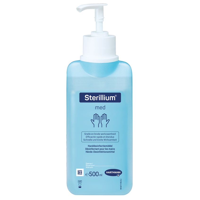 Single packshot Sterillium med 500ml with pump