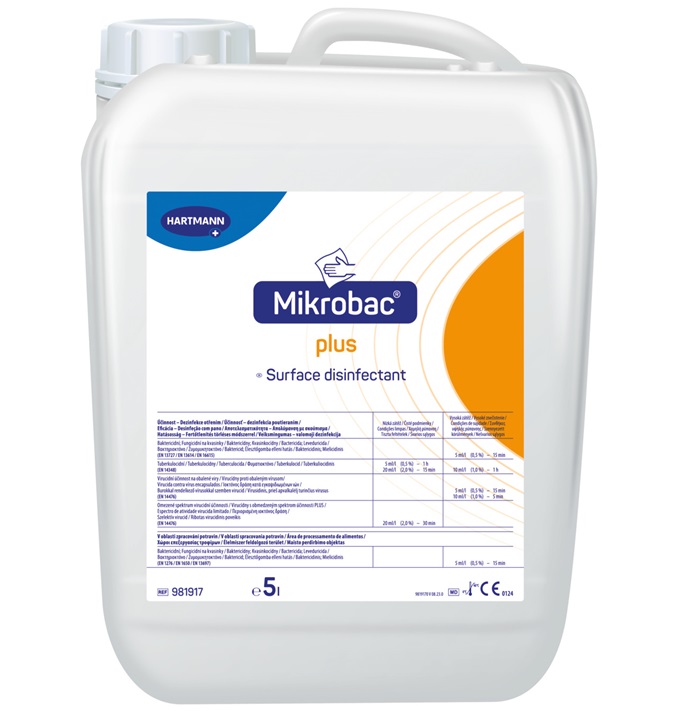 Single packshot Mikrobac plus 5L