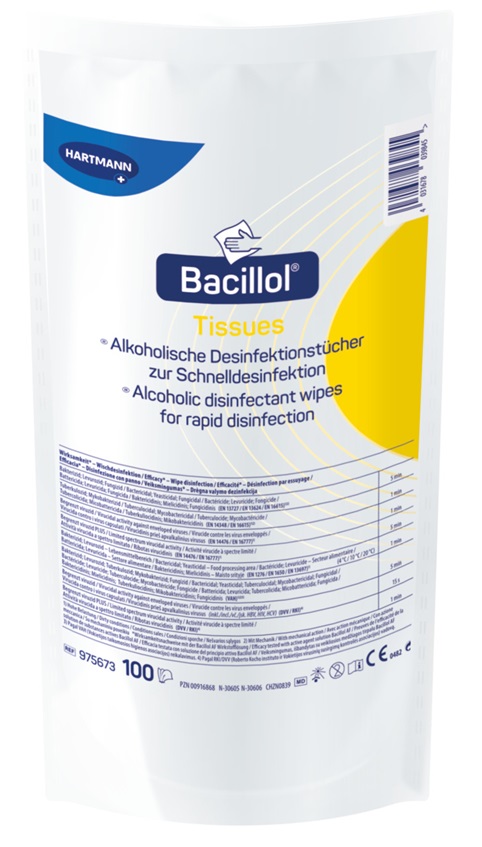 Single packshot Bacillol Tissues refill pack