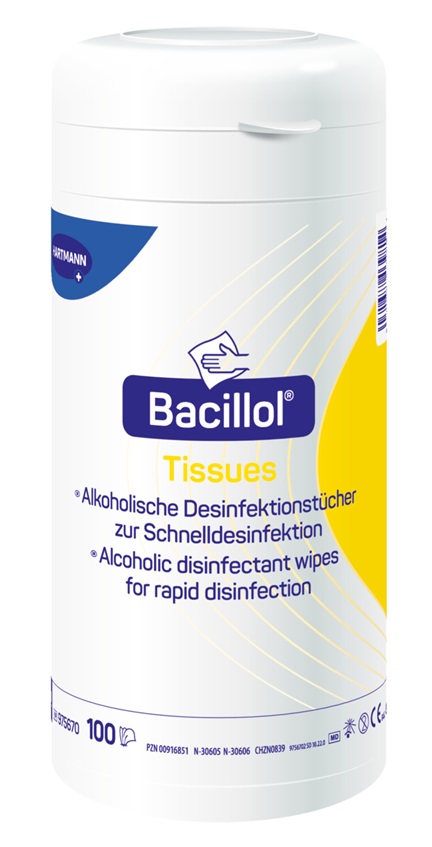 Single packshot Bacillol Tissues dispenser box