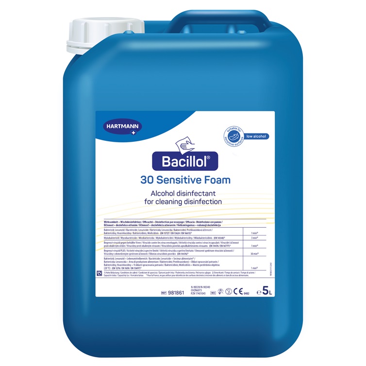 Single packshot Bacillol 30 Sensitive Foam 5l