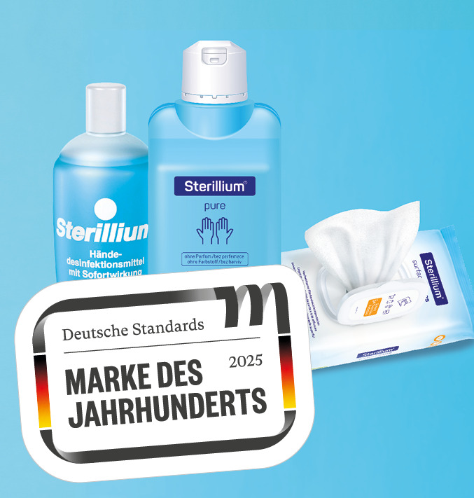 Signet Marke des Jahrhunderts 2025 mit Sterillium® Produkten